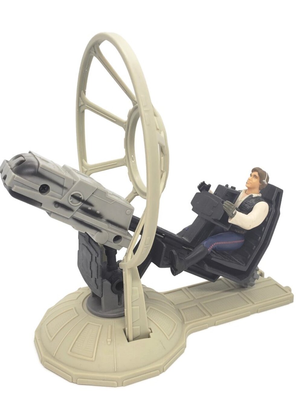 Star Wars POTF Millennium Falcon Gunner Station with Han Solo Figure 1997 Kenner